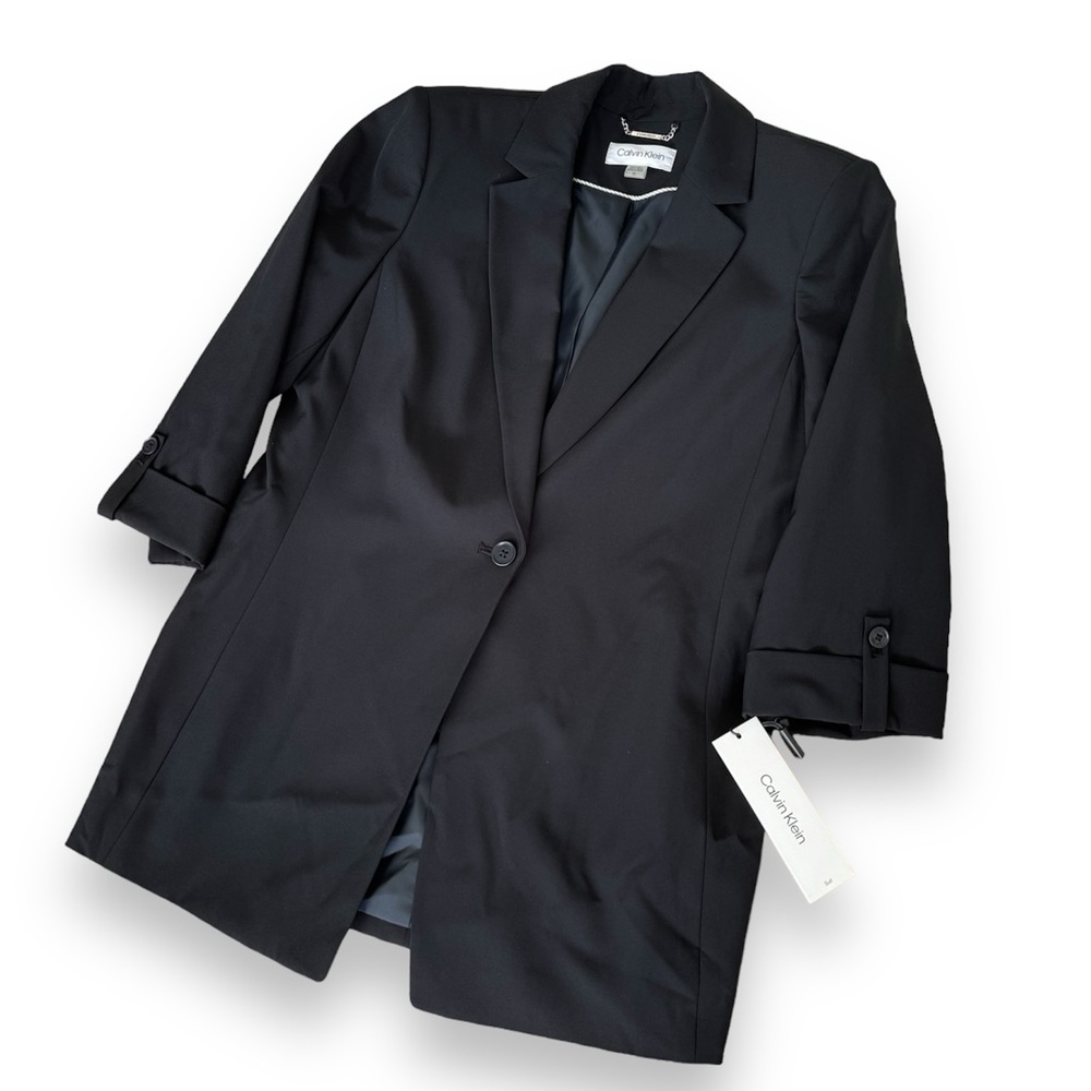 NEW CALVIN KLEIN Women's One Button Blazer Size 10